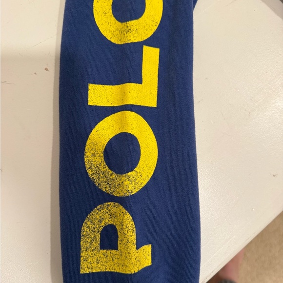 Polo Ralph Lauren Navy Hoodie with Multicolor Logo - Picture 5 of 12